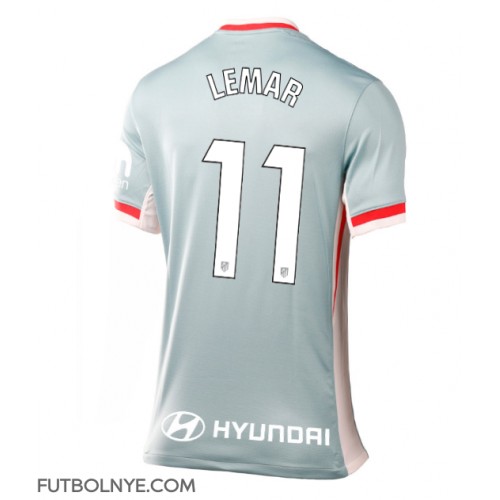 Camiseta Atletico Madrid Thomas Lemar #11 Visitante Equipación para mujer 2024-25 manga corta